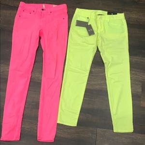 Neon jegging party Jean leggings rag & bone Armani